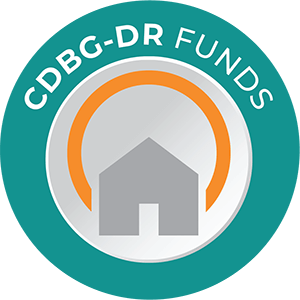 CDBG-DR Logo with link to about CDBG-DR.