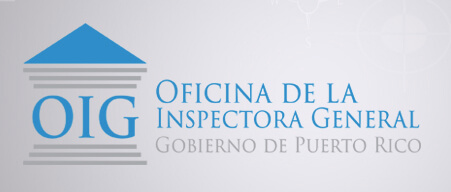 Oficina de la Inspectora General - Logo with link to website.