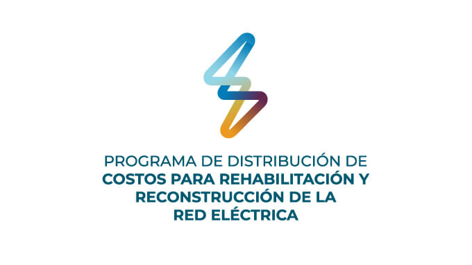 Programa de Distribución de Costos para la Rehabilitación y Reconstrucción de la Red Eléctrica